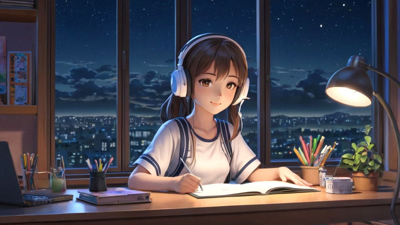 Γγ gama Relax music to study, work and focus, Sleep, LofiGuyMusic