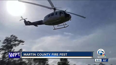 Fire demonstration held at Martin County Fire Fest
