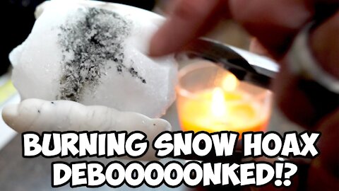 Burning Snow! Is it real?