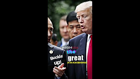 Buckle Up for The Great Awakening 👍 👌 🙌 👏