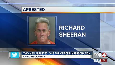 Two Men Arrested, One for Officer Impersonation