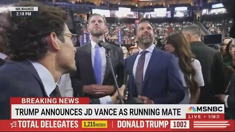 Donald Trump Jr Takes Down MSNBC on MSNBC