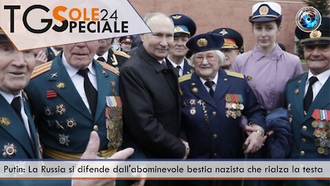 Putin: La Russia si difende dall'abominevole bestia nazista che rialza la testa