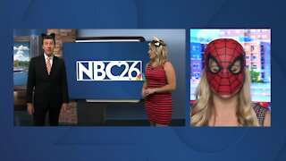 Morning show dresses up