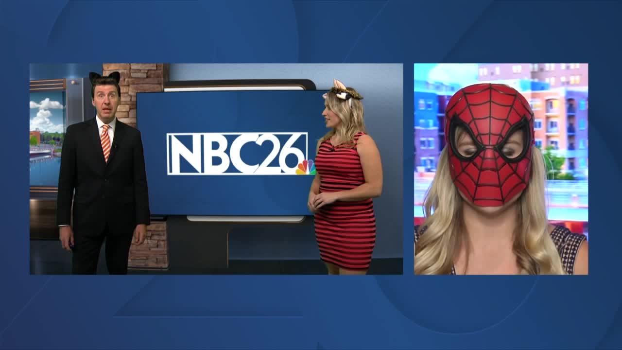 Morning show dresses up