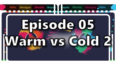 Algodoo Marble Race 05 - Warm vs Cold Core Destruction 2