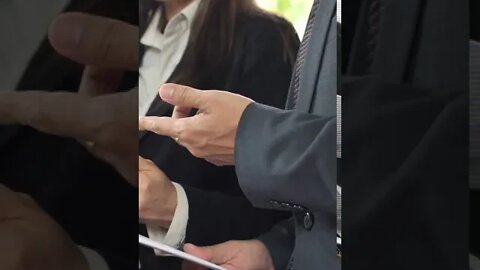 You need to focus on what is happening! She just served him Legal Documents!