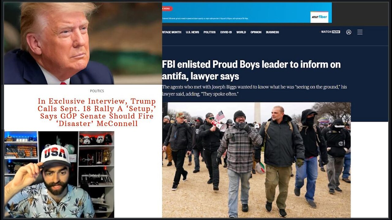 It's A 'Setup!' Trump Is SUSPICIOUS Of September 18th Glowie 'Rally' In DC
