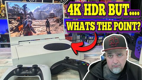 Who The HELL Is This For? 4K Xbox Series S Addon Screen With HDR