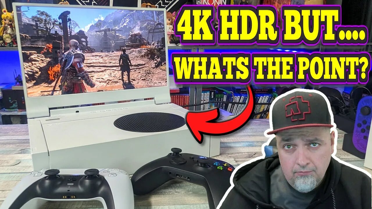 Who The HELL Is This For? 4K Xbox Series S Addon Screen With HDR