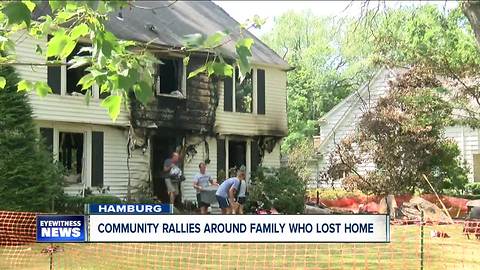 Community Rallies Around Family Who Lost Home in Fire