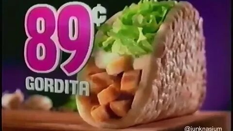 "Rare Taco Bell 89 Cent Gordita Commercial" (Lost Media) 2009