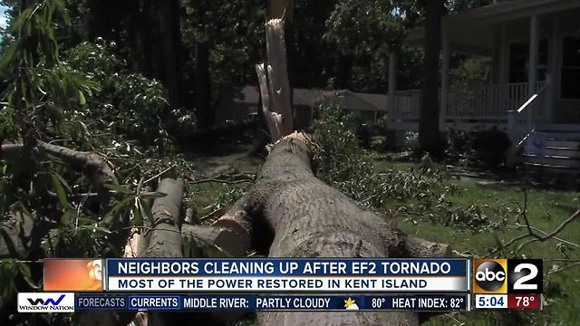 Clean up is Stevensville continues