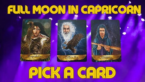 Full Moon in Capricorn | Pick A Card Reading | Shine Your Light | #tarotreading #guidancemessages