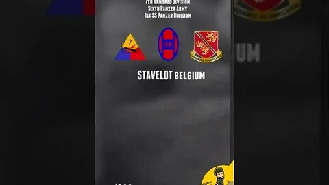 Stavelot - Battle of the Bulge - Then and Now #shorts 41
