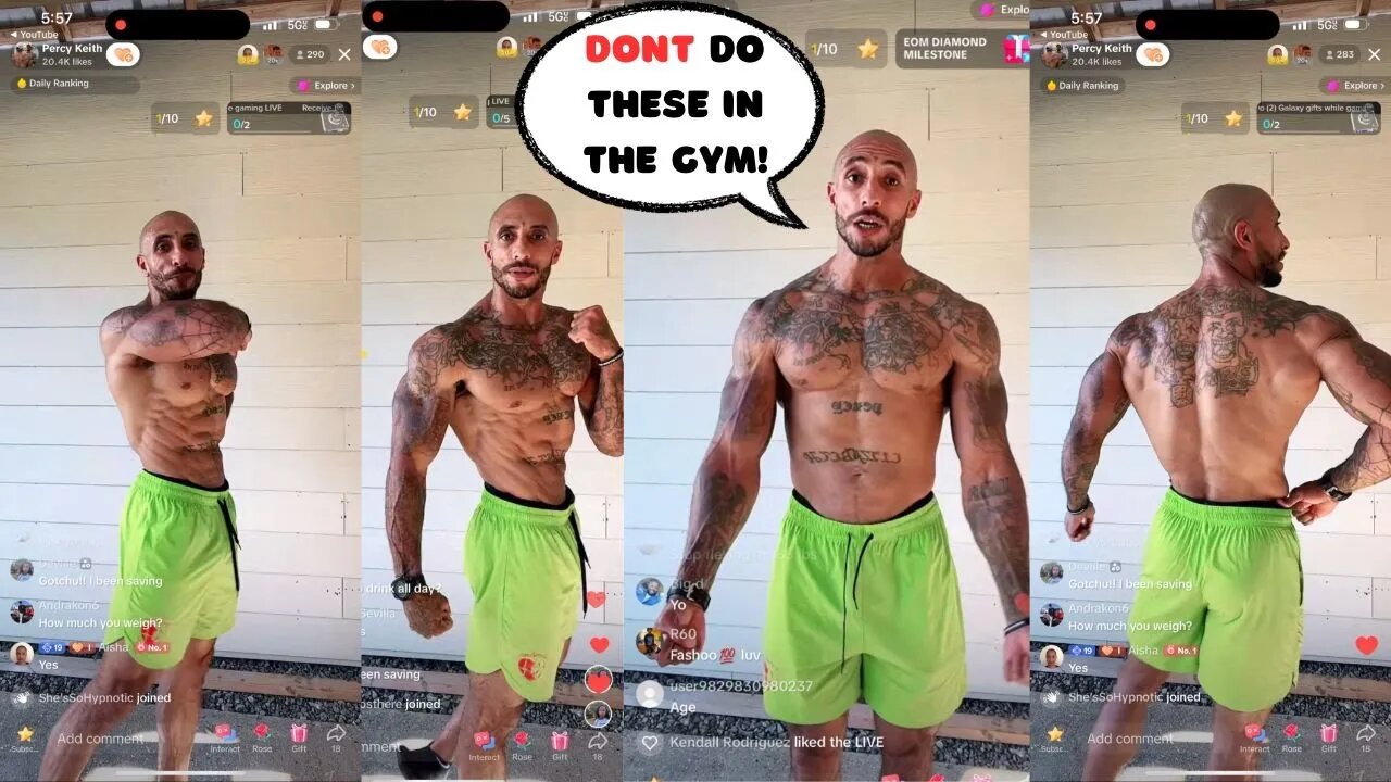 PERCY KEITH SAYS DONT DO THIS AT THE GYM! WHAT IS NON STIMULANT PRE WORKOUT? GOES IN DEPTH ON MACROS