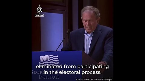 By coincidence, George Bush convicts himself for the Iraq War #shorts