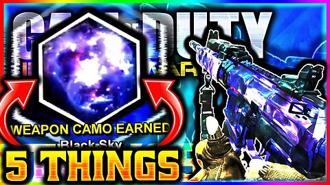 5 Things You Didn't Know About "BLACK SKY" Camo.. - The Truth About "Black Sky Camo!" (Black Sky IW)