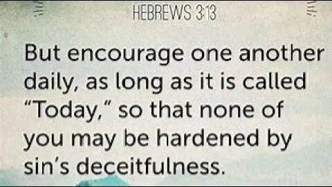 Sunday Night Bible Study- Hebrews 3-