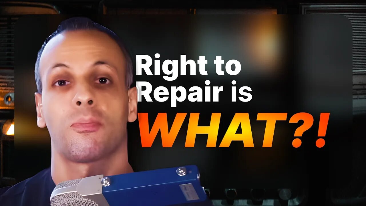 Lobbyist says Right to Repair is bad for black people🤦♂️