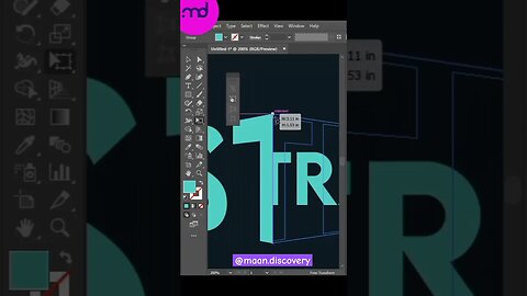 How to create stylish corner text in illustrator #tip #trick #adobeillustrator