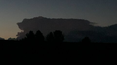 Thunderhead over the St. Lawrence River