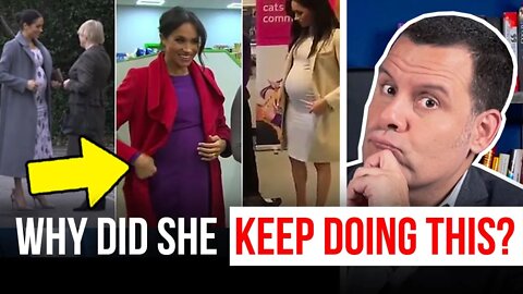 STRANGE Detail About Meghan's Coat Flicking - #SHORTS