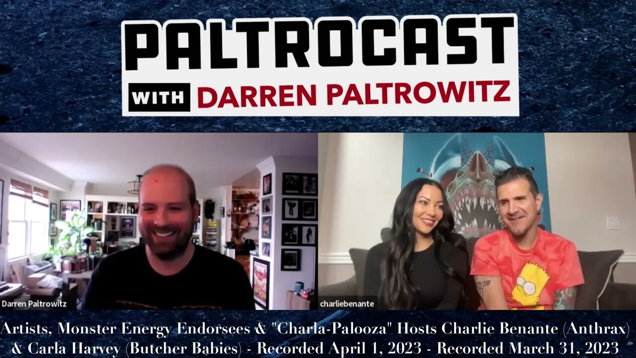 Charlie Benante & Carla Harvey On "Charla-Palooza," Anthrax, Butcher Babies, Monster Energy & More