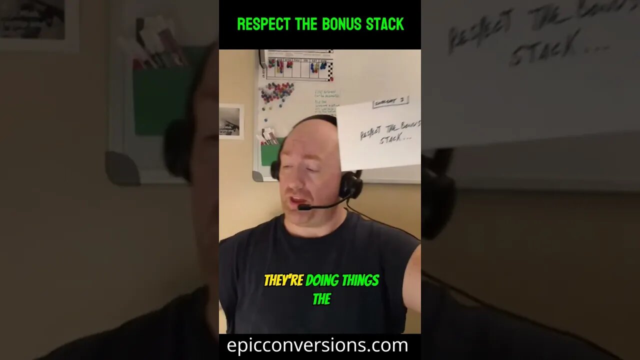 respect the bonus stack