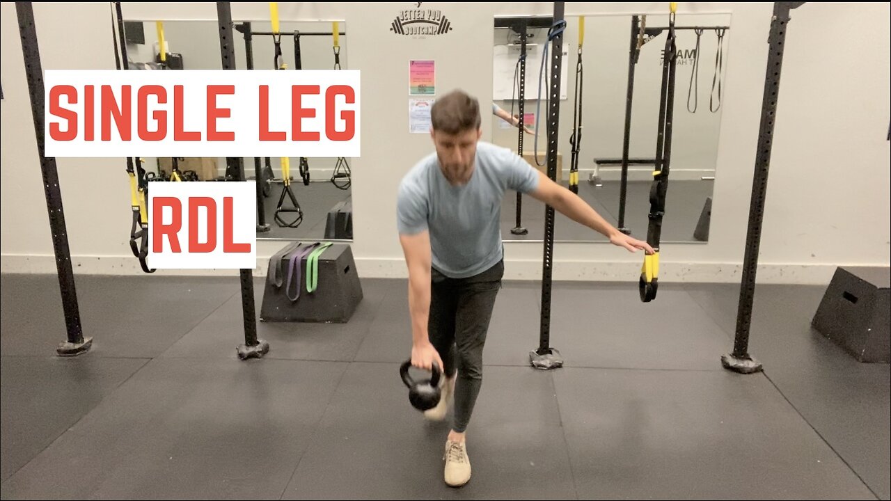 Single Leg RDL #strength #hip #gym #exercise