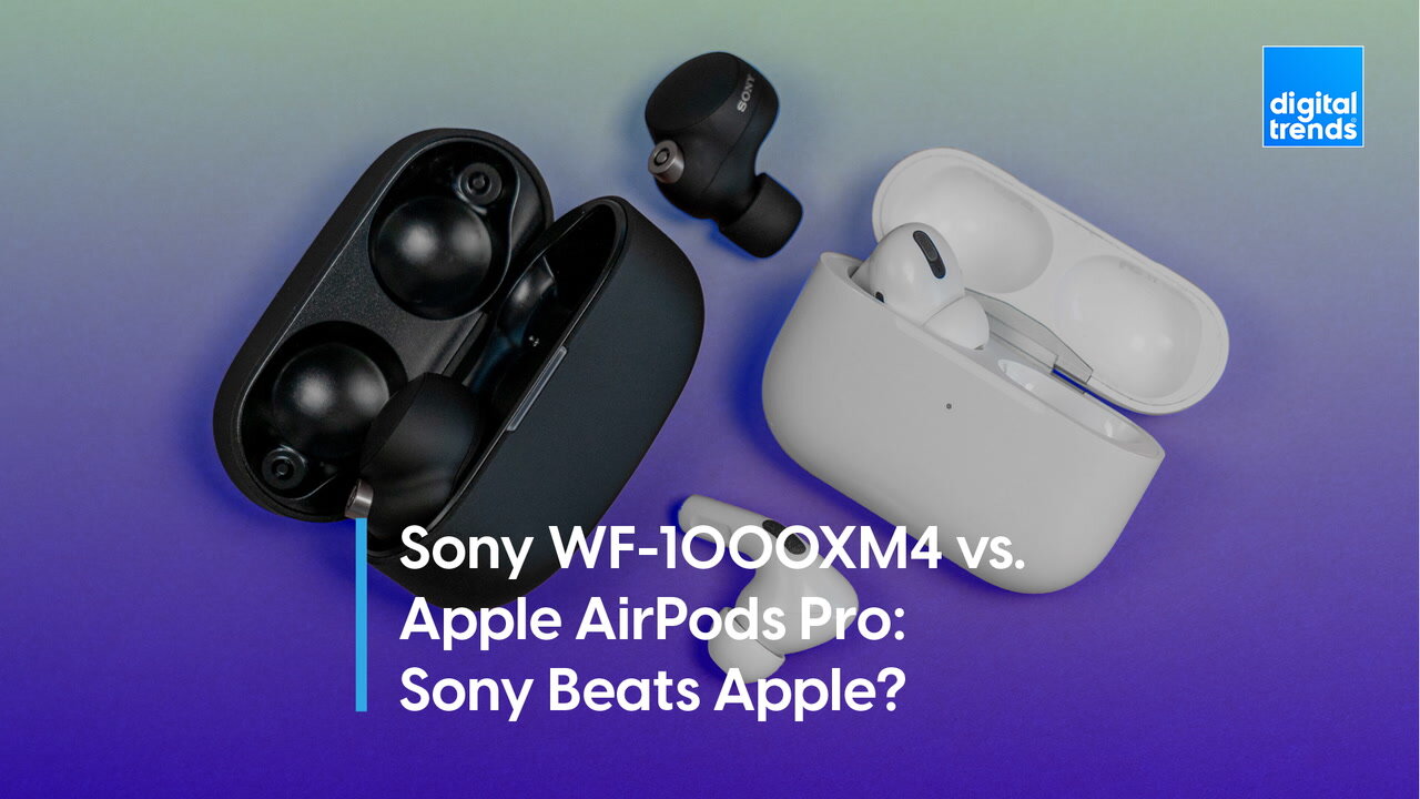 Sony WF-1000XM4 vs. Apple AirPods Pro | Sony Beats Apple?