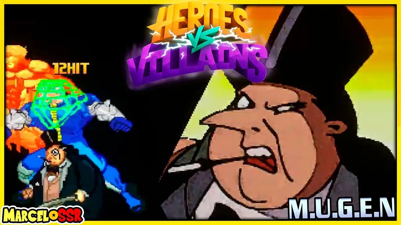 Peguin & Fitz Roy Vs. Booster Gold & Kraven The Hunter - Heroes X Villains M.U.G.E.N