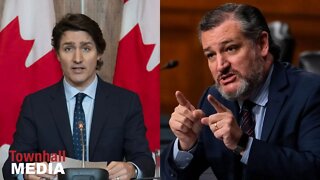 Crowd BOOS Justin Trudeau, Cheers Canadian Truckers During Ted Cruz CPAC Speech