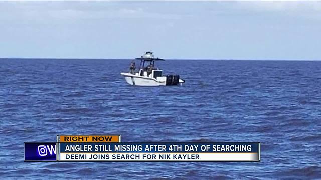 Angler still missing after 4th day of searching