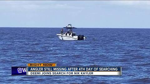 Angler still missing after 4th day of searching