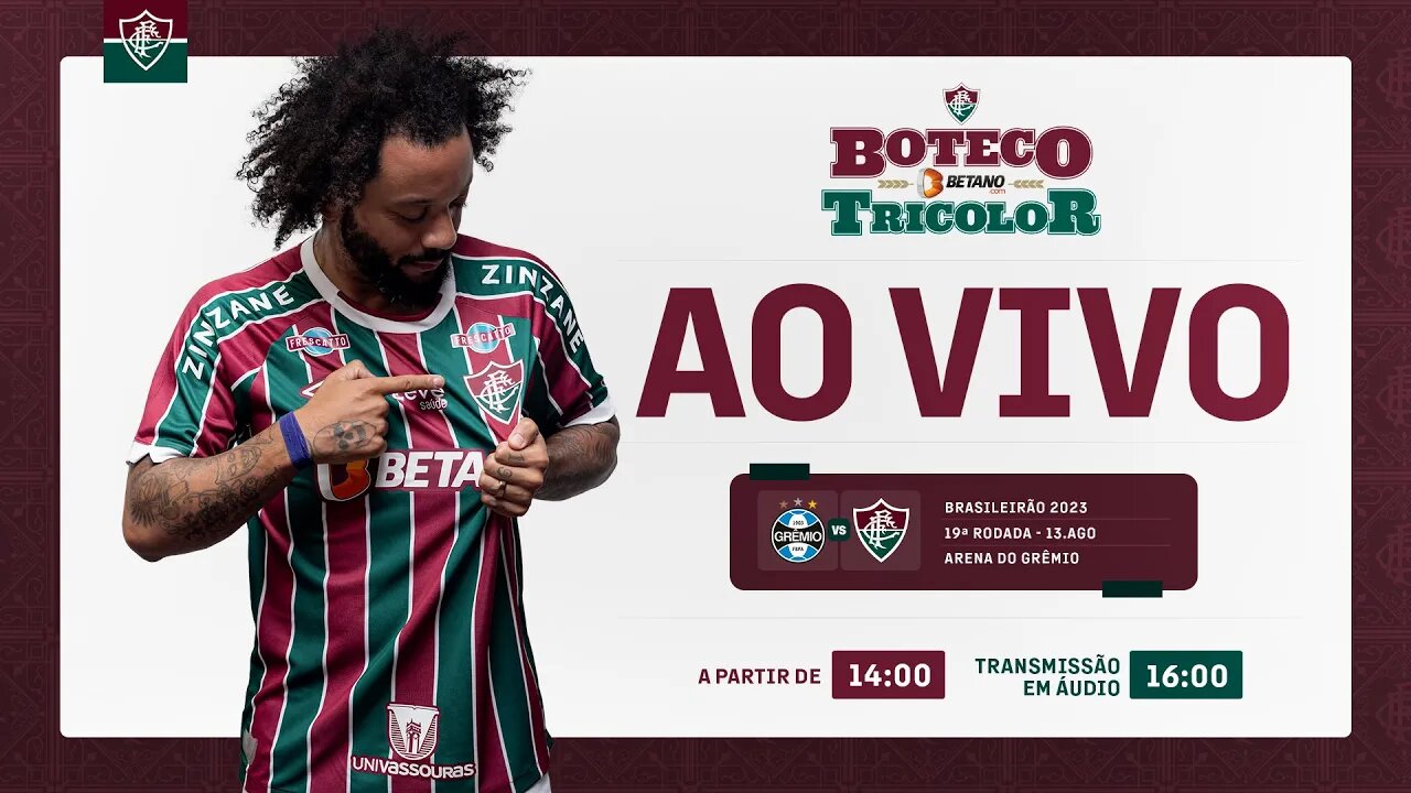 AO VIVO - GRÊMIO X FLUMINENSE | 19ª RODADA DO CAMPEONATO BRASILEIRO 2023