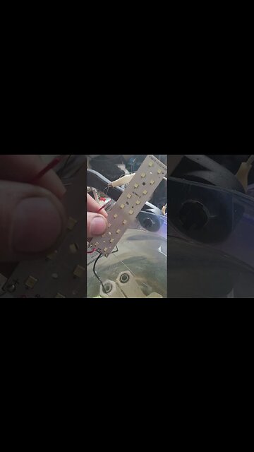 1 wire burned out LED bar indicates voltage potential buildup