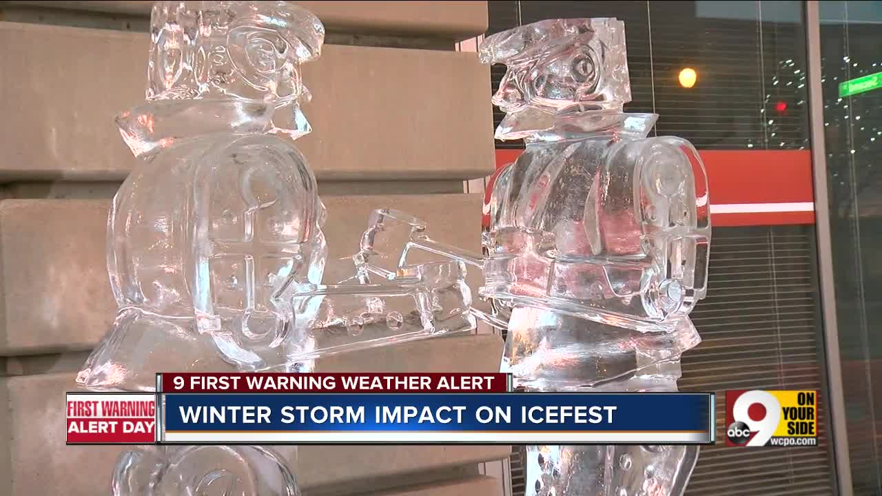 Rain dampens enthusiasm for Hamilton's IceFest