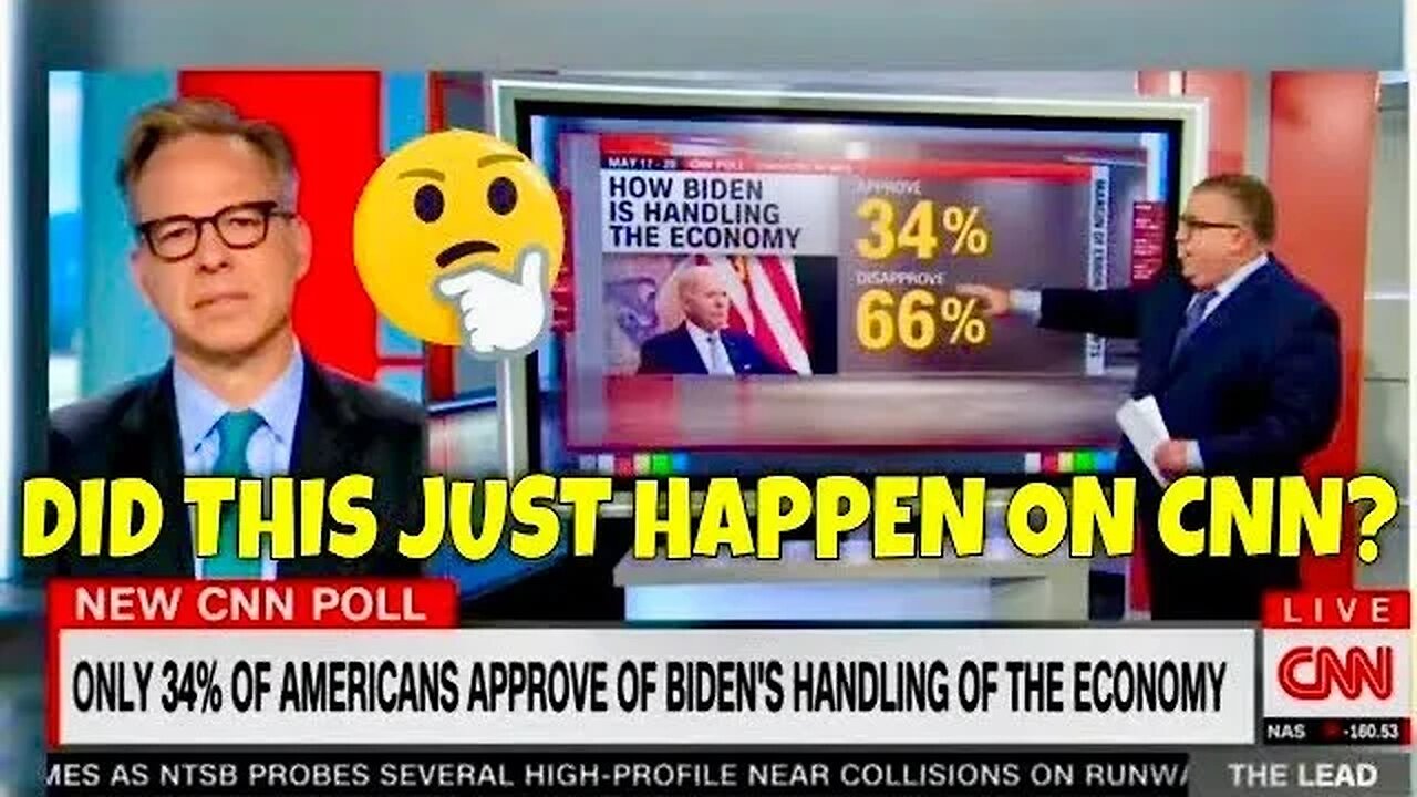 WOW! BIZARRO CNN Reports on BIDEN APPROVAL LOWEST since Jimmy Carter (at this point of presidency)