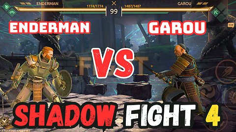 ENDERMAN VS GAROU Shadow Fight 4 New Characters Meet the Legendary Fighters! #shadowfight4