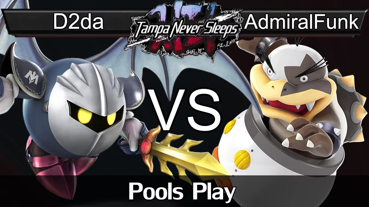 D2da (Meta Knight) vs. BBG|AdmiralFunk (Bowser Jr.) - Pools Play - TNS 6