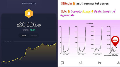 Bitcoin tops $80k early, set to hit $100k by the end of 2024, $300k by the end of Trump's term 🪙📈⬆