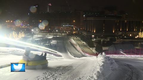 Tubing hill at Titletown District opens just in time for Christmas