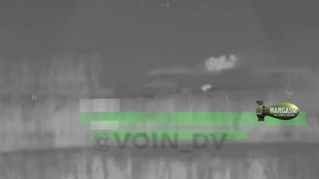MaxxPro MRAP hit with Russian anti-tank missile in Doentsk