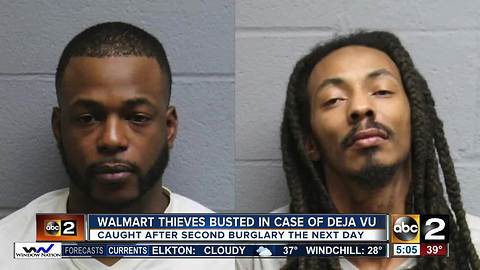 Walmart thieves busted in case of deja vu