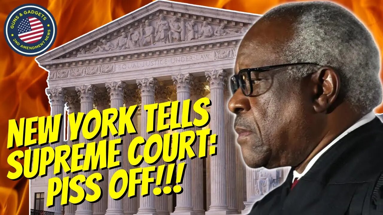 WOW!!! New York Tells Supreme Court To PISS OFF!!! (Response To CCIA Appeal)