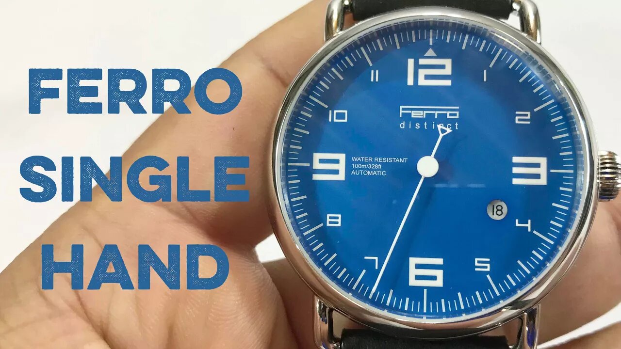 Ferro Distinct 2 single hand Japan Automatic Movement Watch Review