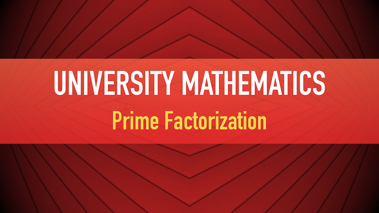 2-6 Prime Factorization (Explained in spanish)