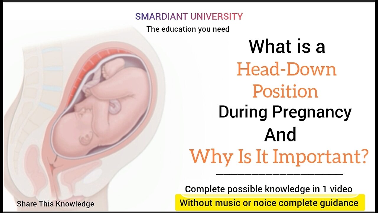 Importance of Head-Down position during pregnancy. When to worry about head-down position? #pregnant
