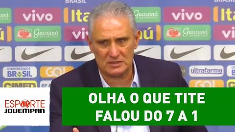 OLHA o que TITE falou do 7 a 1 após ganhar da ALEMANHA!